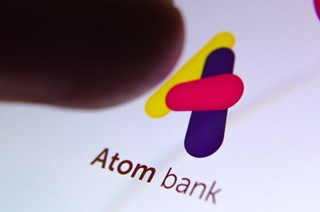 Photo of Atom bank logo