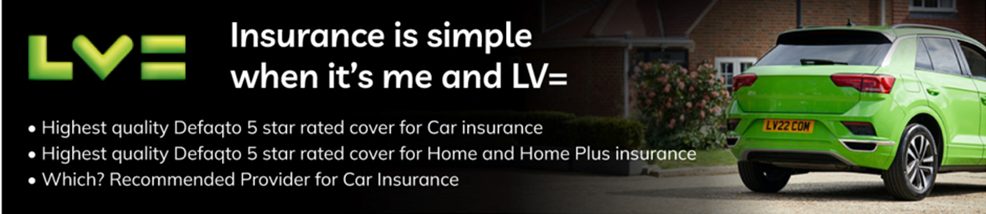 LV Insurance Advert Banner