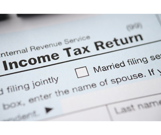 Income tax return document