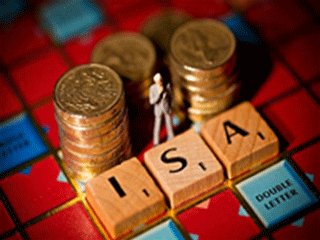 isa on scrabble board and coins