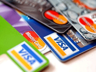 various credit cards