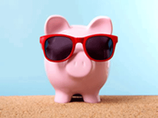 holiday piggy bank