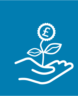 Investments growth icon