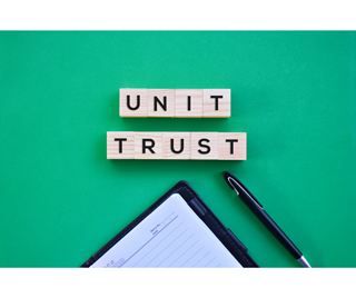 Graphic illustrating a unit trust